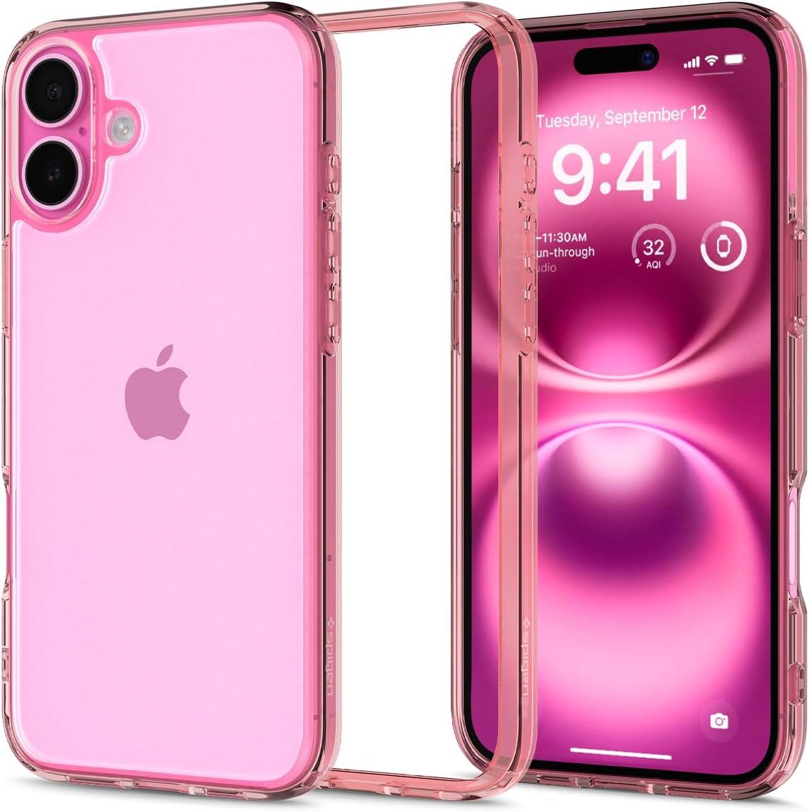 imageSpigen for iPhone 14 Case Ultra Hybrid No Magnet RingAntiYellowing Crystal ClearRose Crystal