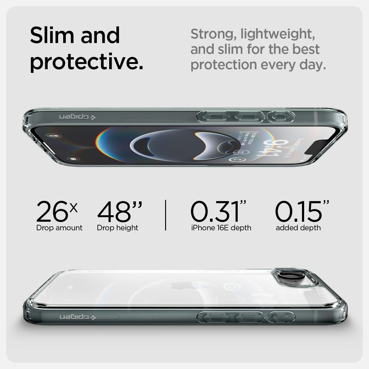 imageSpigen for iPhone 14 Case Ultra Hybrid No Magnet RingAntiYellowing Crystal ClearSpace Crystal
