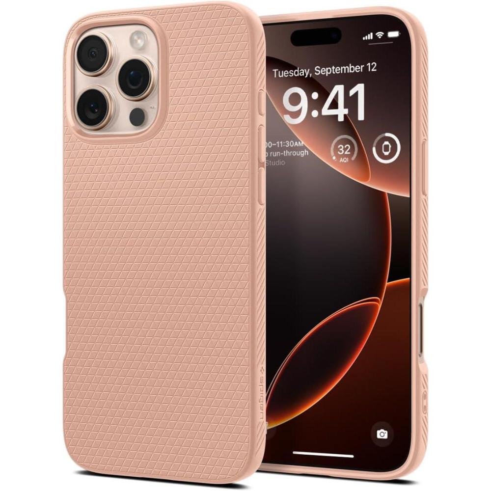 imageSpigen Liquid Air Designed for iPhone 14 Case 2022 MilitaryGrade Protection Matte BlackRose Titanium