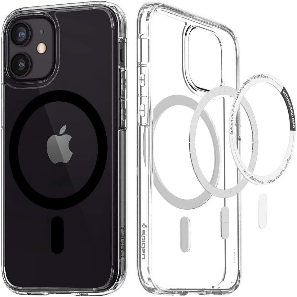 imageSpigen for iPhone 14 Case Ultra Hybrid MagFit AntiYellowing Compatible with Magsafe  ClearClear Black