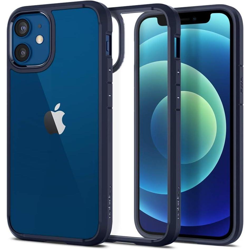 imageSpigen for iPhone 14 Case Ultra Hybrid No Magnet RingAntiYellowing Crystal ClearNavy Blue