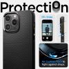 Spigen Liquid Air Designed for iPhone 14 Pro Case (2022) [Military-Grade Protection] – Matte Black(Matte Black)