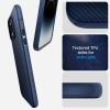 Spigen Mag Armor MagFit Designed for iPhone 14 Pro Case (2022) [Military-Grade Protection] Compatible with MagSafe – Matte Black(Navy Blue)