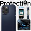 Spigen Mag Armor MagFit Designed for iPhone 14 Pro Case (2022) [Military-Grade Protection] Compatible with MagSafe – Matte Black(Navy Blue)