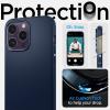 Spigen Mag Armor MagFit Designed for iPhone 14 Pro Max Case (2022) [Military-Grade Protection] Compatible with MagSafe – Matte Black(Navy Blue)