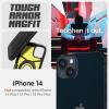 Spigen Tough Armor MagFit Designed for iPhone 14 Case (2022) [Kickstand] [Military-Grade Protection] Compatible with MagSafe – Black(Black)