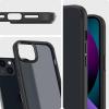 Spigen for iPhone 14 Case, Ultra Hybrid [No Magnet Ring][Anti-Yellowing] – Crystal Clear(Frost Black)