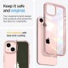 Spigen for iPhone 14 Case, Ultra Hybrid [No Magnet Ring][Anti-Yellowing] – Crystal Clear(Rose Crystal)