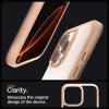 Spigen for iPhone 14 Case, Ultra Hybrid [No Magnet Ring][Anti-Yellowing] – Crystal Clear(Rose Titanium)