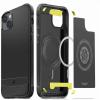 Spigen Rugged Armor MagFit Designed for iPhone 14 Case (2022) [Military-Grade Protection] Compatible with MagSafe – Matte Black(Matte Black)