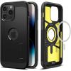 Spigen Tough Armor MagFit Designed for iPhone 14 Pro Max Case (2022) [Kickstand] [Military-Grade Protection] Compatible with MagSafe – Black(Black)