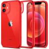 Spigen for iPhone 14 Case, Ultra Hybrid [No Magnet Ring][Anti-Yellowing] – Crystal Clear(Red)