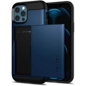 Spigen Slim Armor CS iPhone 6 Case with Slim Dual Layer Wallet Design and Card Slot Holder for iPhone 6S / iPhone 6 – CS Shimmery White(Navy Blue)