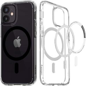 Spigen for iPhone 14 Case, Ultra Hybrid MagFit [Anti-Yellowing] [Compatible with Magsafe] – Clear(Clear Black)
