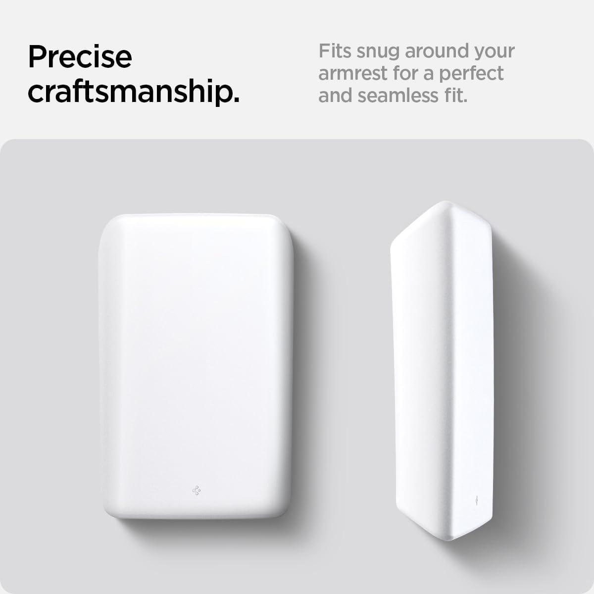 imageSpigen Center Console Armrest Cover for Tesla Model Y Juniper Standard Premium amp Performance 20262025 and Model 3 Highland Standard Premium amp Performance 20262524 WhiteWhite