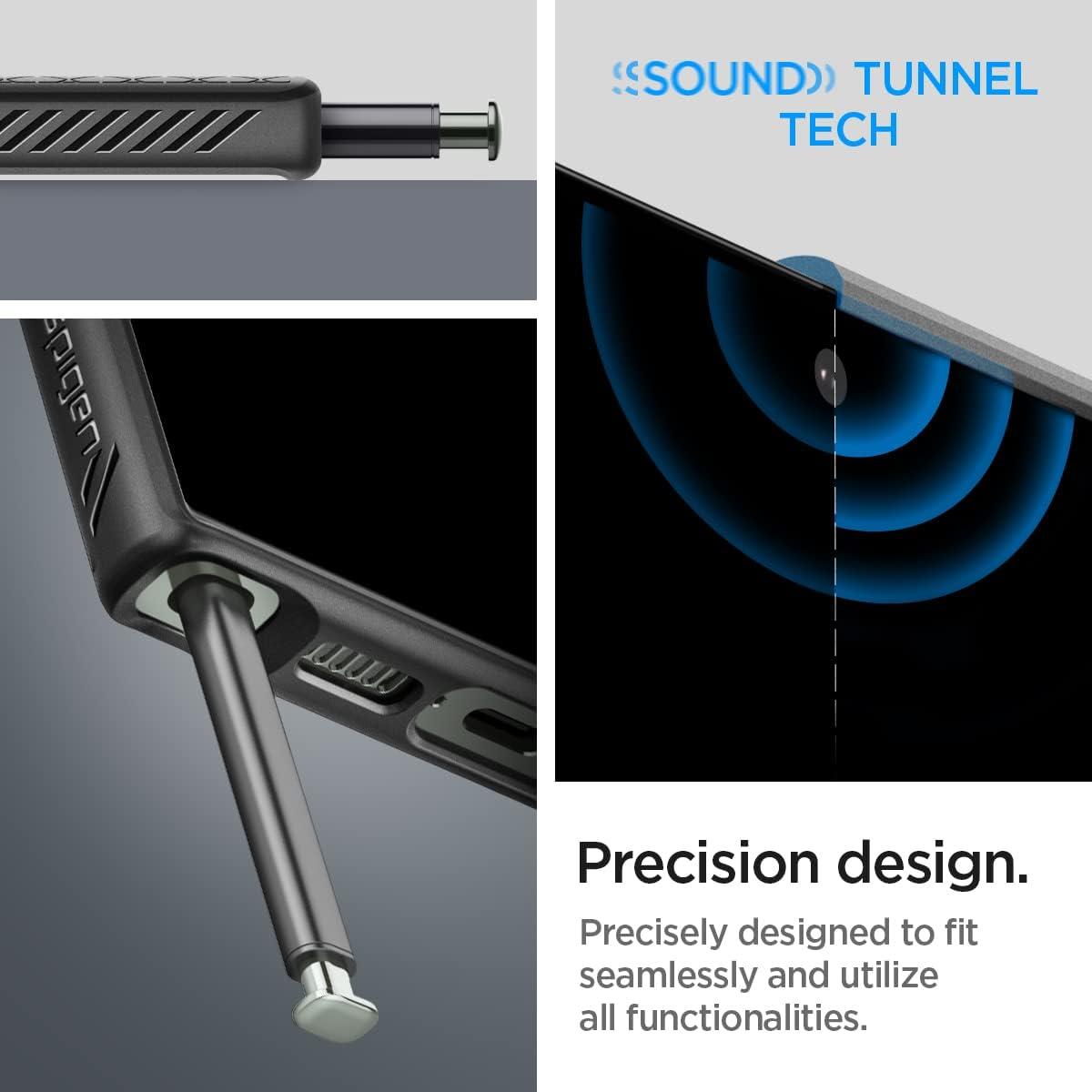 imageSpigen Liquid Air Designed for Galaxy S25 Edge Case 2025 No Magnet Ring MilitaryGrade Protection Marble GrayMatte Black