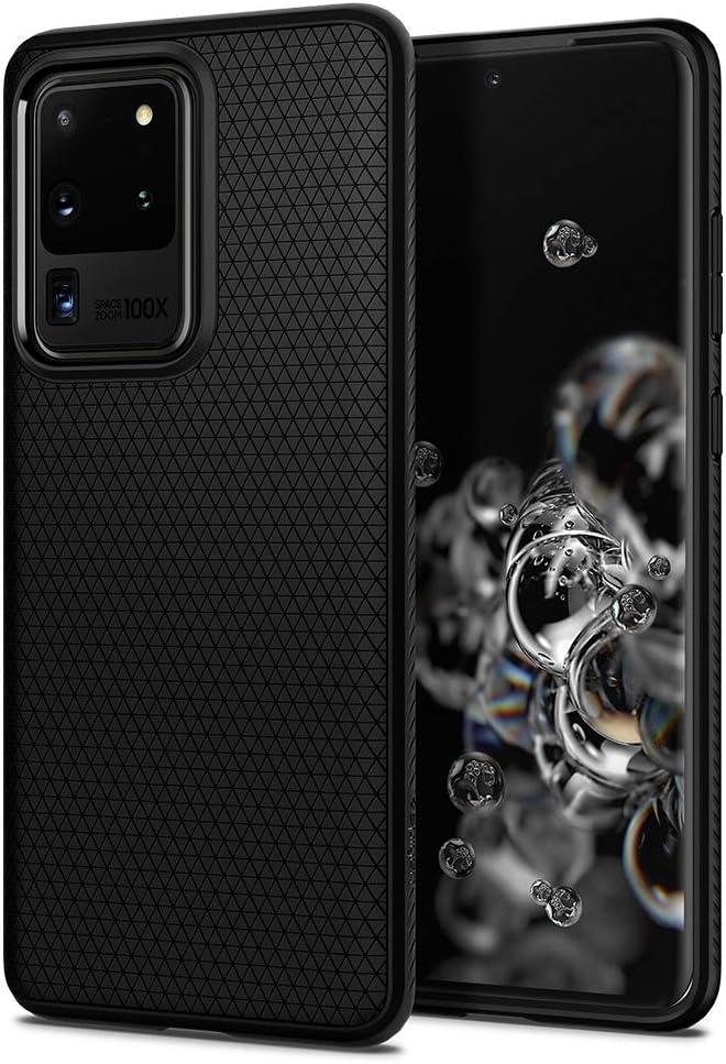 imageSpigen Liquid Air Designed for Galaxy S25 Edge Case 2025 No Magnet Ring MilitaryGrade Protection Marble GrayMatte Black