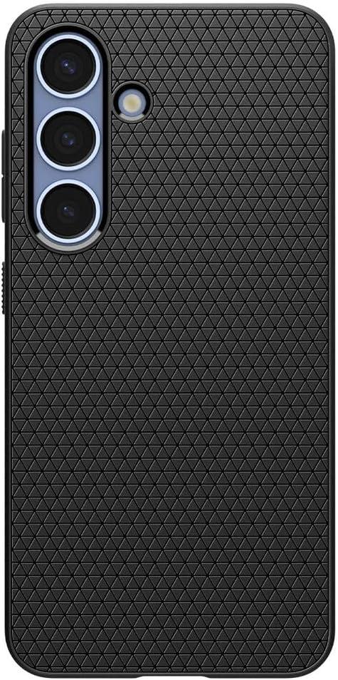 imageSpigen Liquid Air Designed for Galaxy S25 Edge Case 2025 No Magnet Ring MilitaryGrade Protection Marble GrayMatte Black