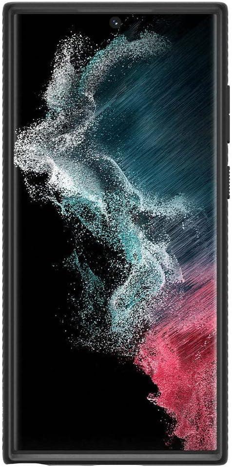 imageSpigen Liquid Air Designed for Galaxy S25 Edge Case 2025 No Magnet Ring MilitaryGrade Protection Marble GrayMatte Black