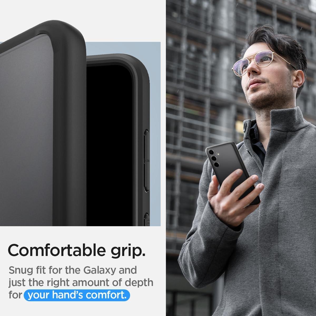 imageSpigen Ultra Hybrid Designed for Galaxy S25 Plus Case 2025 AntiYellowing MilitaryGrade Protection Frost BlackFrost Black