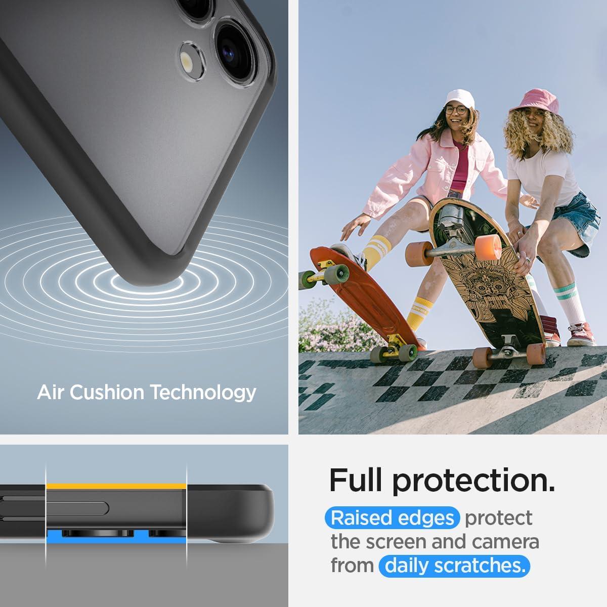 imageSpigen Ultra Hybrid Designed for Galaxy S25 Plus Case 2025 AntiYellowing MilitaryGrade Protection Frost BlackFrost Black