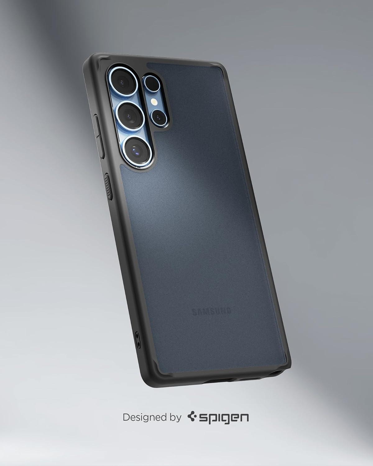 imageSpigen Ultra Hybrid Designed for Galaxy S25 Plus Case 2025 AntiYellowing MilitaryGrade Protection Frost BlackFrost Black