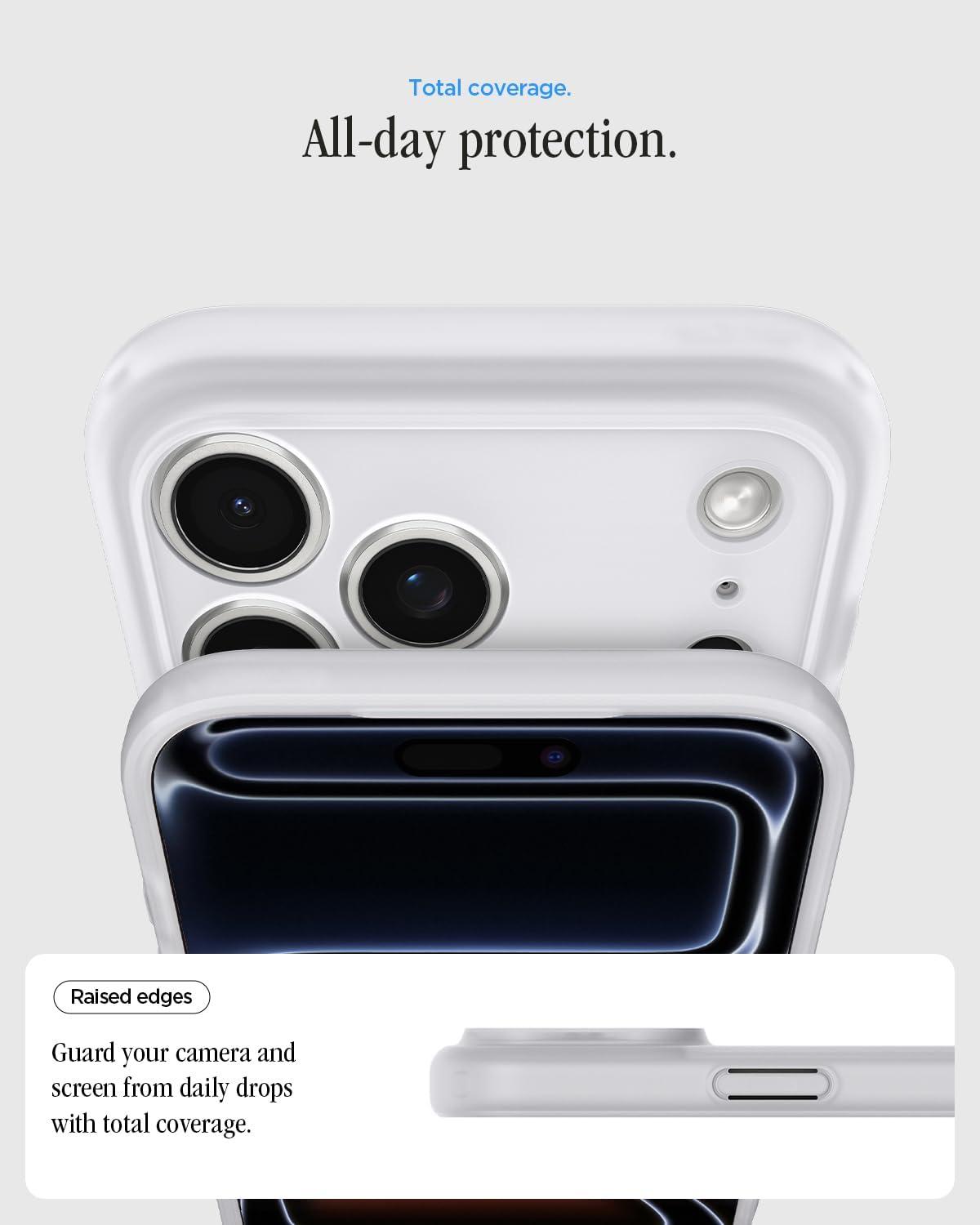 imageSpigen Ultra Hybrid MagFit Direct Digital Printing Case for iPhone 13 Pro Max Custom DesignCompatible with Magsafe Zero One BlackDDP CL Silver