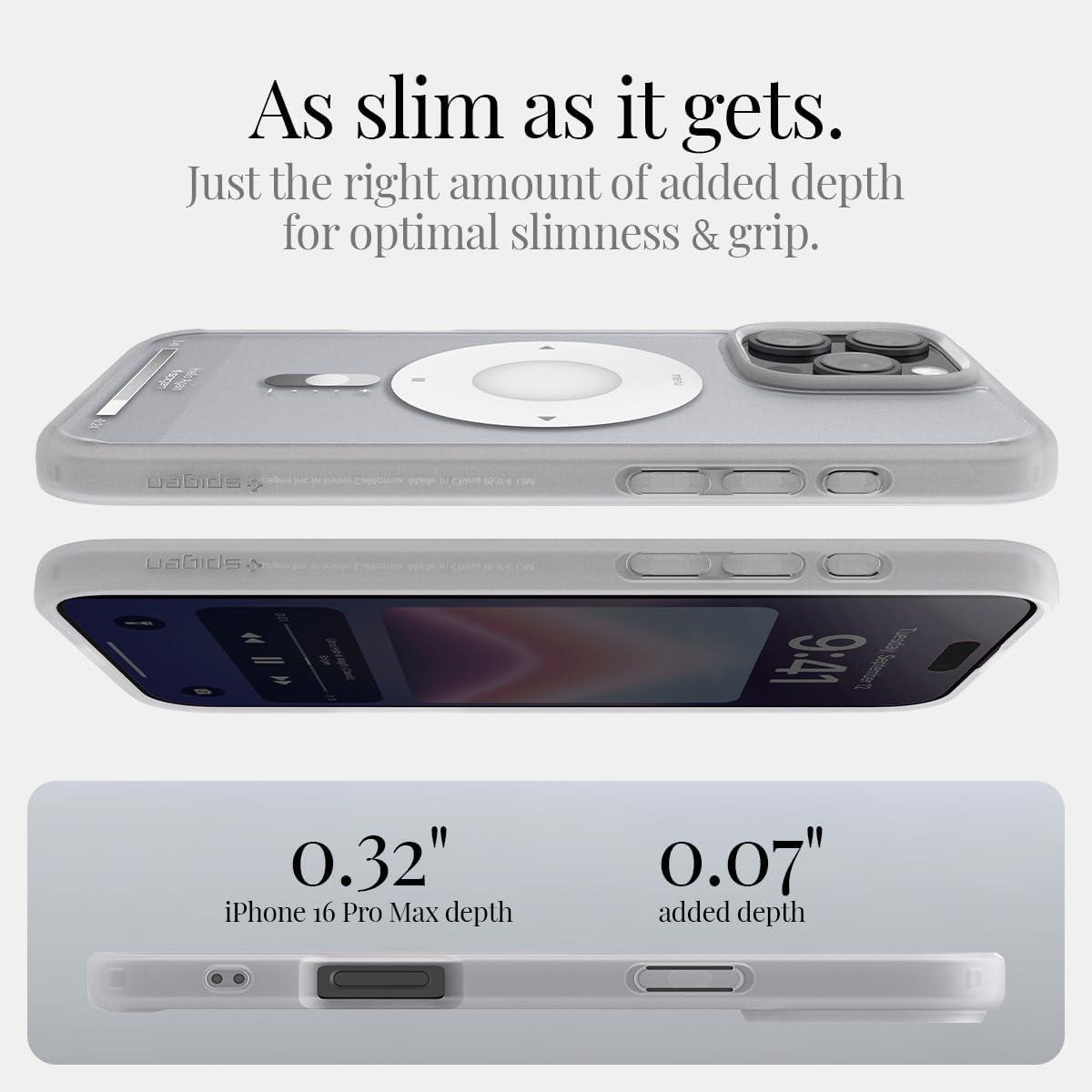 imageSpigen Ultra Hybrid MagFit Direct Digital Printing Case for iPhone 13 Pro Max Custom DesignCompatible with Magsafe Zero One BlackDDP CL Silver