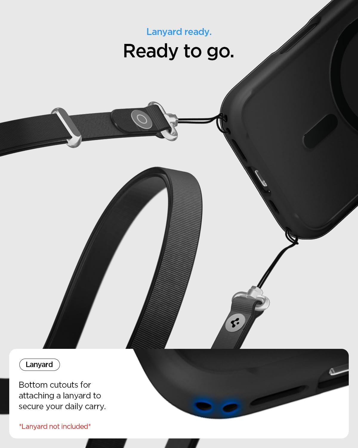 imageSpigen for iPhone 13 Case Ultra Hybrid MagFit AntiYellowing Compatible with Magsafe ClearFrost Black