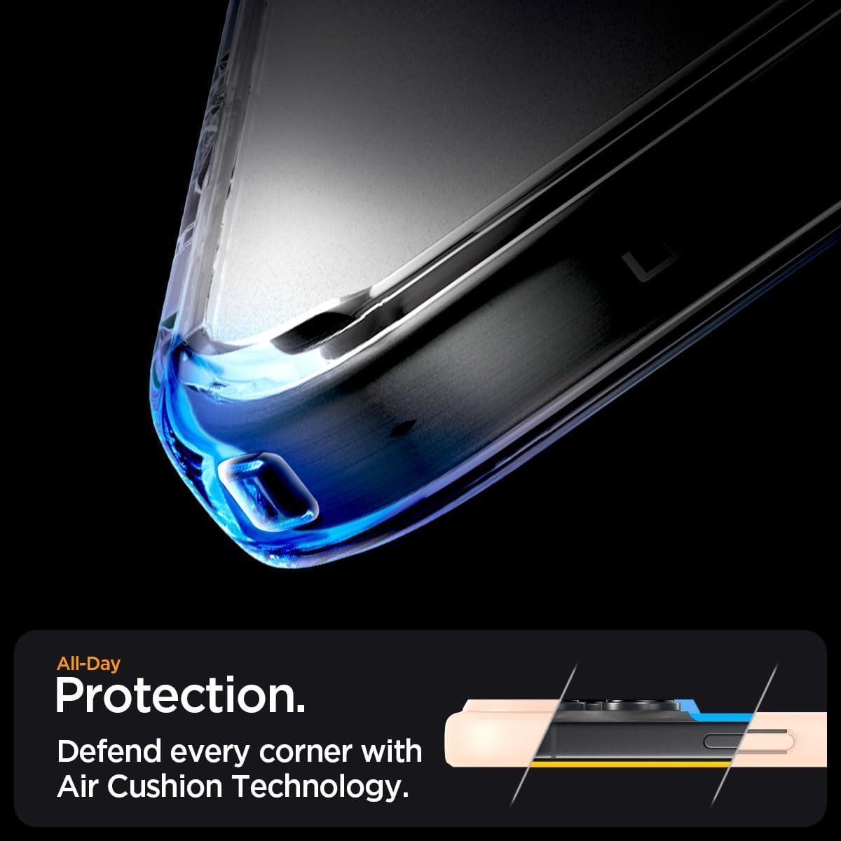 imageSpigen for iPhone 13 Case Ultra Hybrid MagFit AntiYellowing Compatible with Magsafe ClearRose Titanium