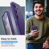 Spigen Liquid Air Designed for Galaxy S25 Edge Case (2025) [No Magnet Ring], [Military-Grade Protection] – Marble Gray(Deep Purple)