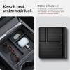 Spigen Non-Slide Center Console Organizer (Expanded Capacity) for Tesla Model Y Juniper (Only Premium & Performance 2025/26) and Model 3 Highland (Standard, Premium & Performance 2024/25/26)(Center Console Organizer (Expanded))