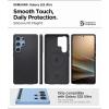 Spigen Silicone Fit MagFit Designed for Galaxy S25 Ultra Case [Qi2 Certified/Magnet for Galaxy] (2025) – Natural Titanium(Black)