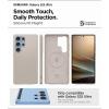 Spigen Silicone Fit MagFit Designed for Galaxy S25 Ultra Case [Qi2 Certified/Magnet for Galaxy] (2025) – Natural Titanium(Natural Titanium)