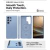 Spigen Silicone Fit MagFit Designed for Galaxy S25 Ultra Case [Qi2 Certified/Magnet for Galaxy] (2025) – Natural Titanium(Sapphire Blue)