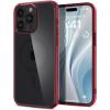 Spigen for iPhone 13 Case, Ultra Hybrid MagFit [Anti-Yellowing] [Compatible with Magsafe] – Clear(Deep Red)