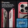 Spigen for iPhone 13 Case, Ultra Hybrid MagFit [Anti-Yellowing] [Compatible with Magsafe] – Clear(Deep Red)