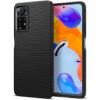 Spigen Liquid Air Designed for Redmi Note 11 Pro Case (Liquid Air) – Matte Black(Matte Black)