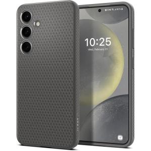 Spigen Liquid Air Designed for Galaxy S25 Edge Case (2025) [No Magnet Ring], [Military-Grade Protection] – Marble Gray(Granite Gray)