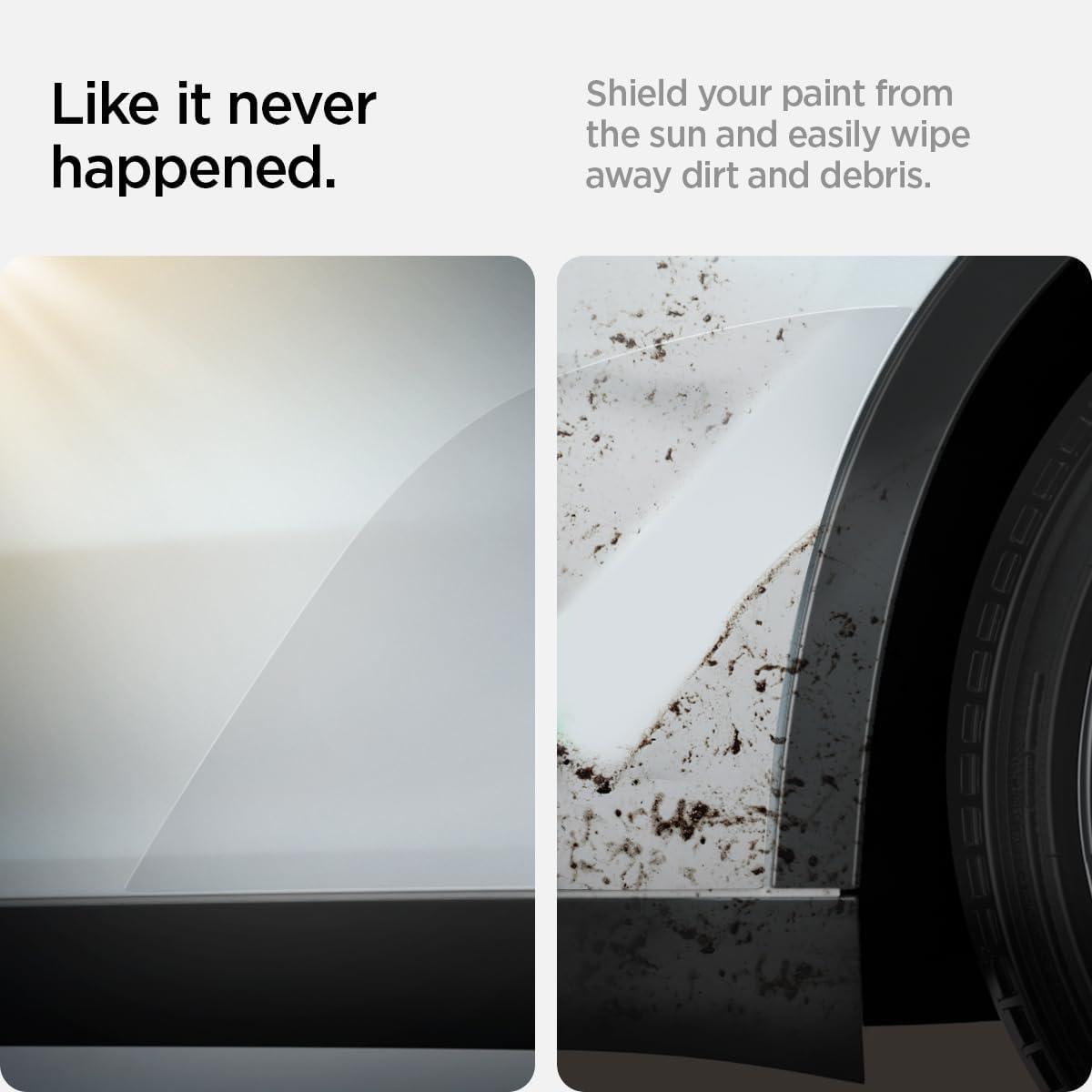 imageSpigen Auto Paint Protection Film PlatinumShield Designed for Tesla Model Y 202120222023202420252026 Fender