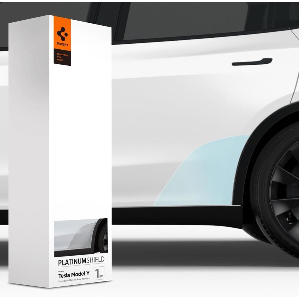 imageSpigen Auto Paint Protection Film PlatinumShield Designed for Tesla Model Y 202120222023202420252026 Fender