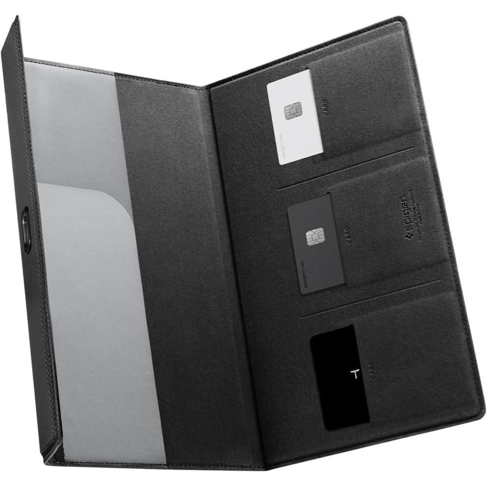 imageSpigen HyperSlim Car Registration and Insurance Card Holder for All Cars Tesla Model Y Juniper 202526 amp 3YSXCybertruck Store Card Keys ID License Holder Essential Documents BlackBlack