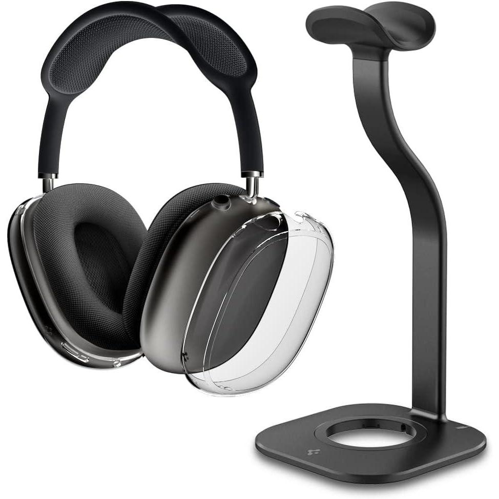 imageSpigen S380 Airpods Max Stand and Ultra Hybrid Case Designed for Airpods Max Case and Stand  Space Gray