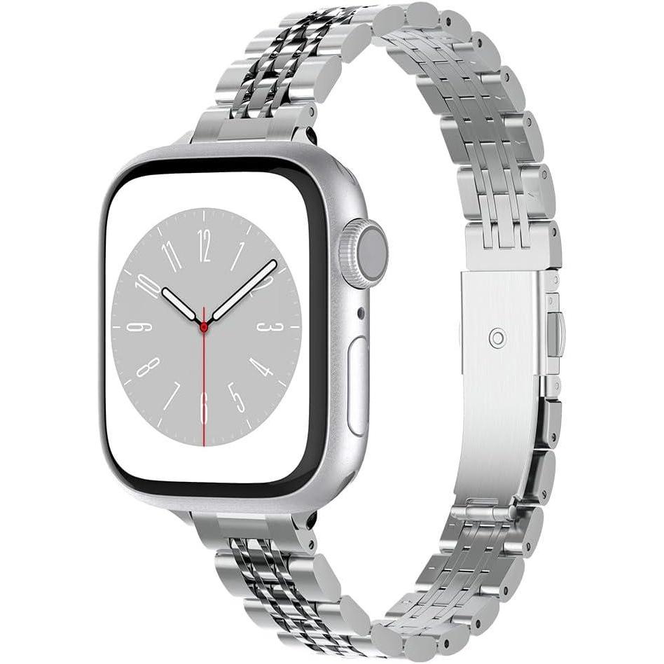 imageSpigen Shine Fit Designed for Apple Watch Band Series 10 42mm 987 41mm SE2SE654 40mm 321 38mm  Silver