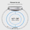 Spigen Shine Fit Designed for Apple Watch Band Series 10 42mm, 9/8/7 41mm, SE2/SE/6/5/4 40mm, 3/2/1 38mm – Silver