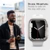 Spigen Ultra Hybrid Designed for Apple Watch Case with Full Coverage Screen Protector for Series 9/8/7 45mm – Crystal Clear(Crystal Clear)