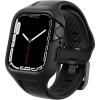 Spigen Liquid Air Pro Designed for Apple Watch Case with Band Series 9/8/7 41mm – Black(Black)