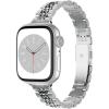 Spigen Shine Fit Designed for Apple Watch Band Series 10 42mm, 9/8/7 41mm, SE2/SE/6/5/4 40mm, 3/2/1 38mm – Silver