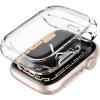 Spigen Ultra Hybrid Designed for Apple Watch Case with Full Coverage Screen Protector for Series 9/8/7 45mm – Crystal Clear(Crystal Clear)