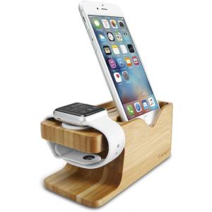 Spigen S370 Designed for Apple Watch Stand and Cell Phone Stand for Any Apple Watch Series and Phone